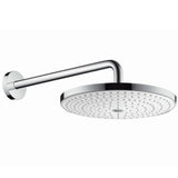 hansgrohe Raindance Select S Kopfbrause 300 2jet mit Brausearm Weiß/Chrom, 27378400
