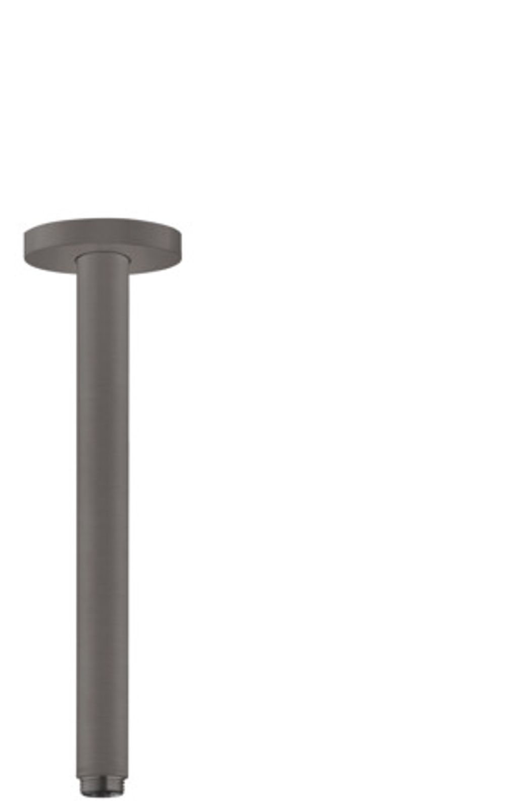 hansgrohe Deckenanschluss S 30 cm Brushed Black Chrome, 27389340