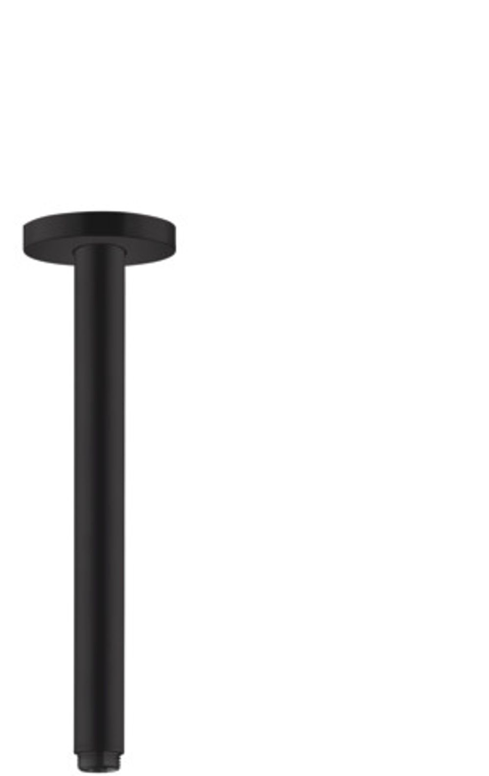 hansgrohe Deckenanschluss S 30 cm Mattschwarz, 27389670