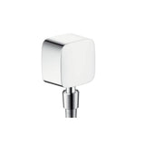 hansgrohe FixFit Wandanschluss mit Rückflussverhinderer und Kugelgelenk Chrom, 27414000