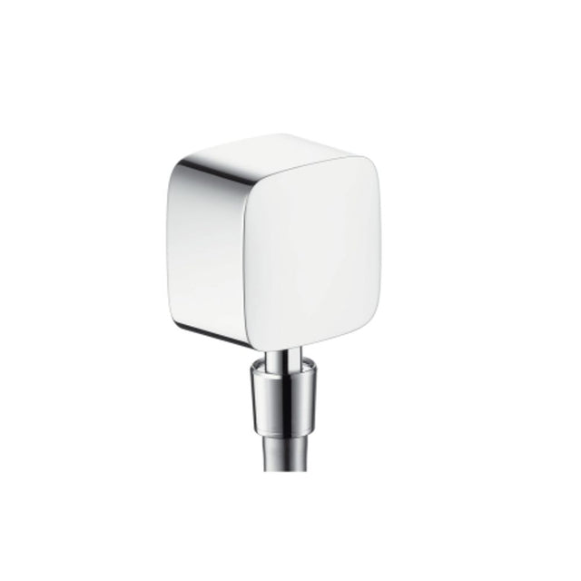 hansgrohe FixFit Wandanschluss mit Rückflussverhinderer und Kugelgelenk Chrom, 27414000