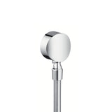 hansgrohe FixFit Wandanschluss S mit Rückflussverhinderer und Kugelgelenk Chrom, 27506000