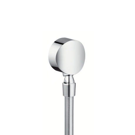 hansgrohe FixFit Wandanschluss S mit Rückflussverhinderer und Kugelgelenk Chrom, 27506000