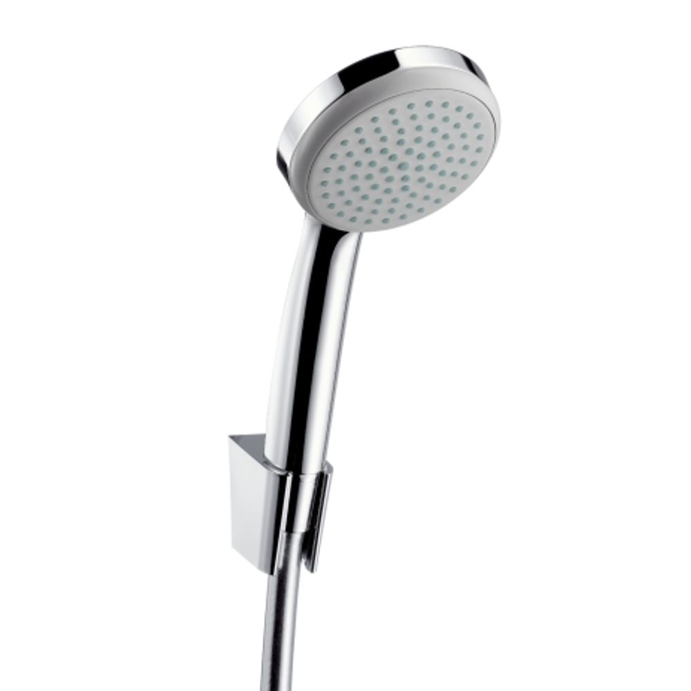 hansgrohe Croma 100 Brausehalterset Mono mit Brauseschlauch 125 cm Chrom, 27574000