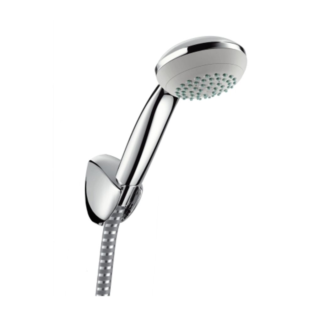 hansgrohe Crometta 85 Brausehalterset Mono mit Brauseschlauch 125 cm Chrom, 27576000