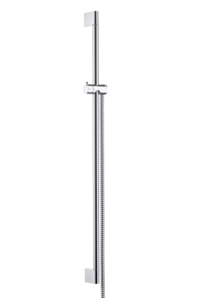hansgrohe Unica Brausestange Crometta 90 cm mit Metaflex Brauseschlauch 160 Chrom, 27614000