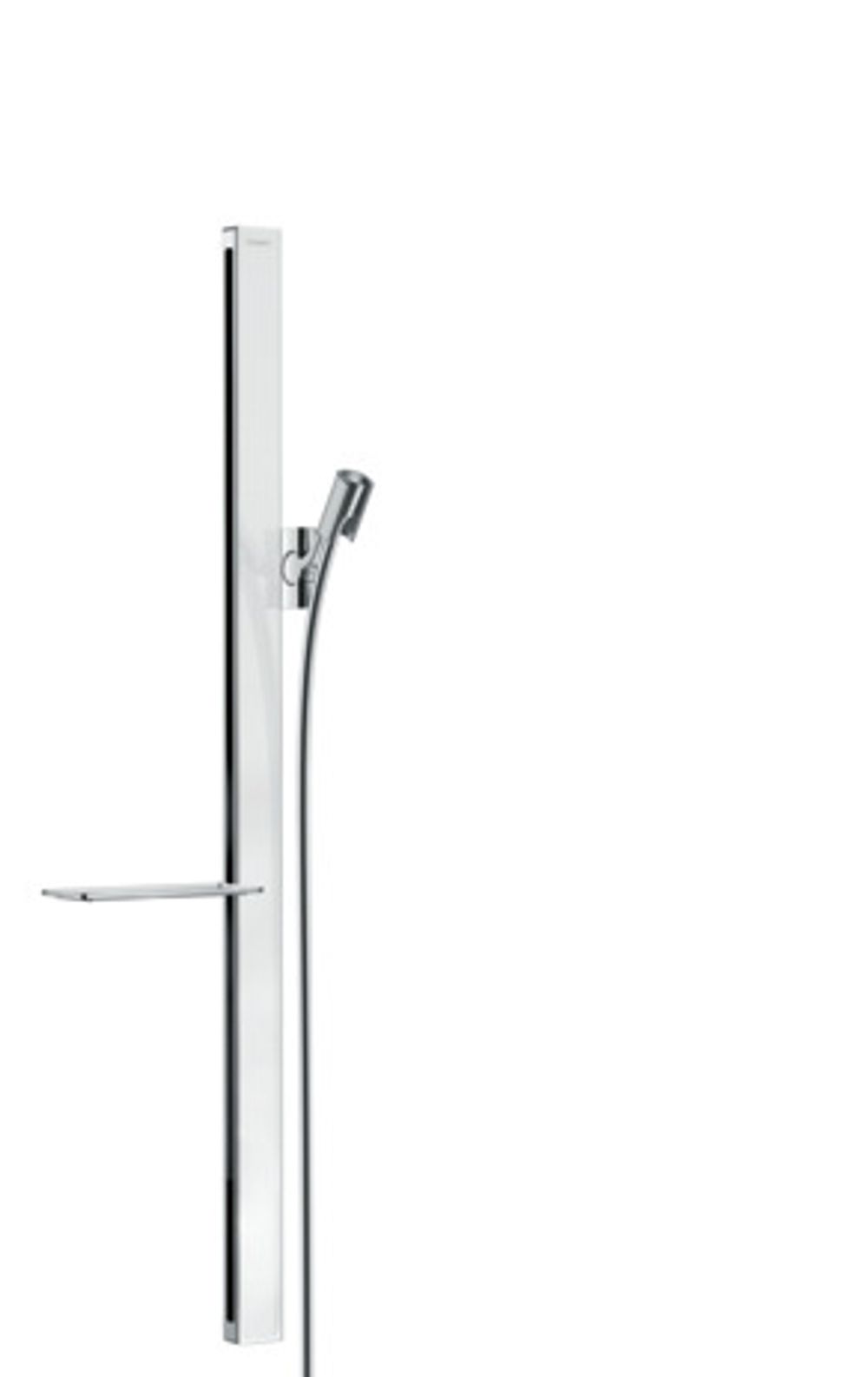 hansgrohe Unica Brausestange E 90 cm mit Isiflex Brauseschlauch 160 Weiß/Chrom, 27640400