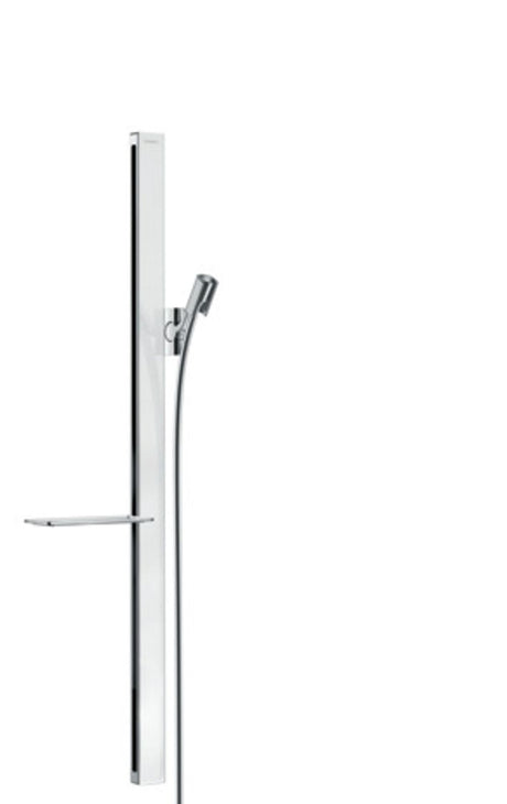 hansgrohe Unica Brausestange E 90 cm mit Isiflex Brauseschlauch 160 Weiß/Chrom, 27640400