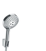 hansgrohe Raindance Select S Brausehalterset 120 3jet PowderRain mit Brauseschlauch 125 cm Chrom, 27669000