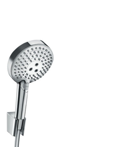 hansgrohe Raindance Select S Brausehalterset 120 3jet PowderRain mit Brauseschlauch 125 cm Chrom, 27669000