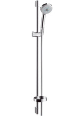 hansgrohe Croma 100 Brauseset Multi mit Brausestange 90 cm und Seifenschale Chrom, 27774000