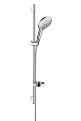 hansgrohe Raindance Select S Brauseset 150 3jet mit Brausestange 90 cm und Seifenschale Chrom, 27803000