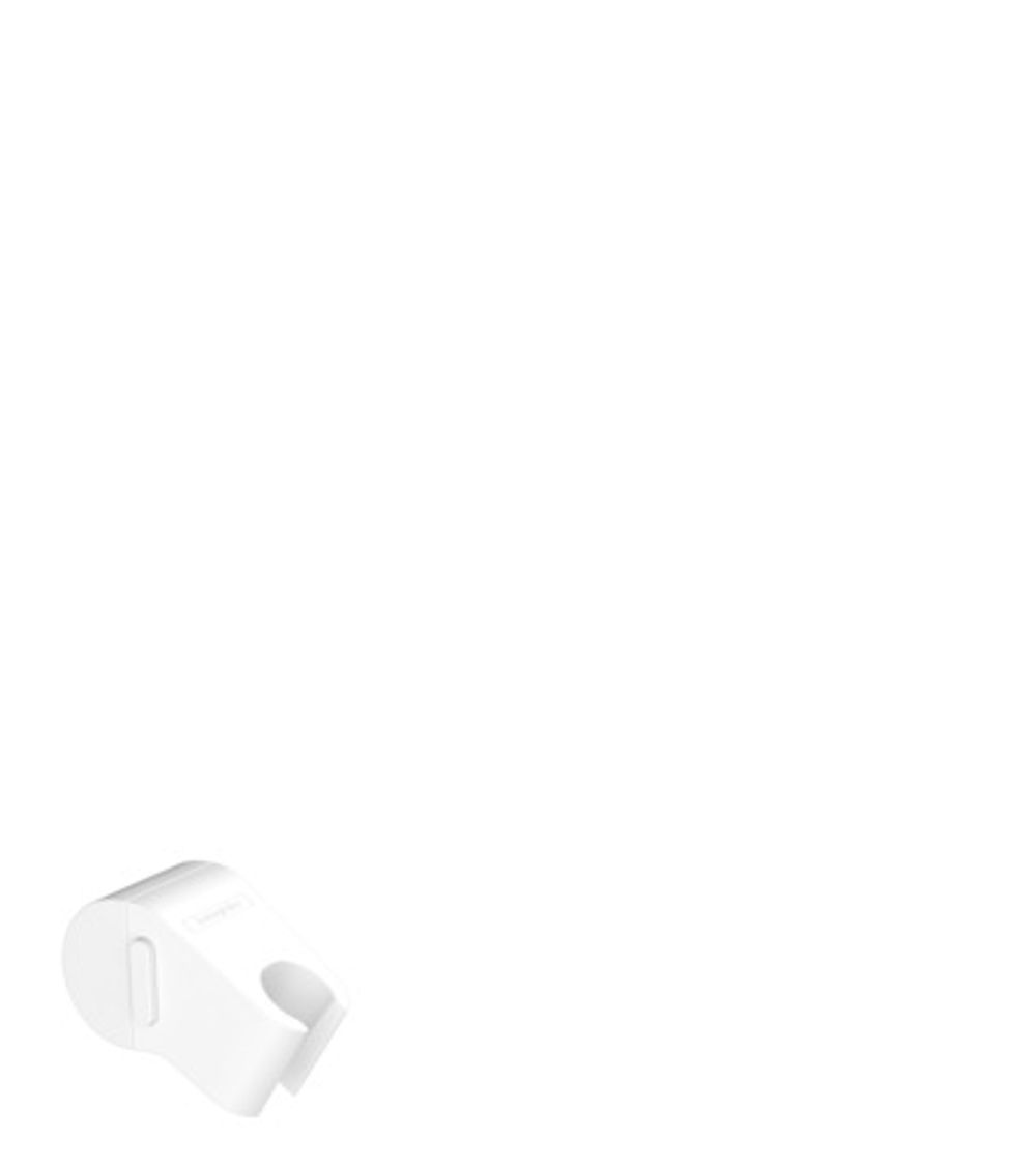 hansgrohe WallStoris Push-Handbrausehalterung Mattweiß, 27917700