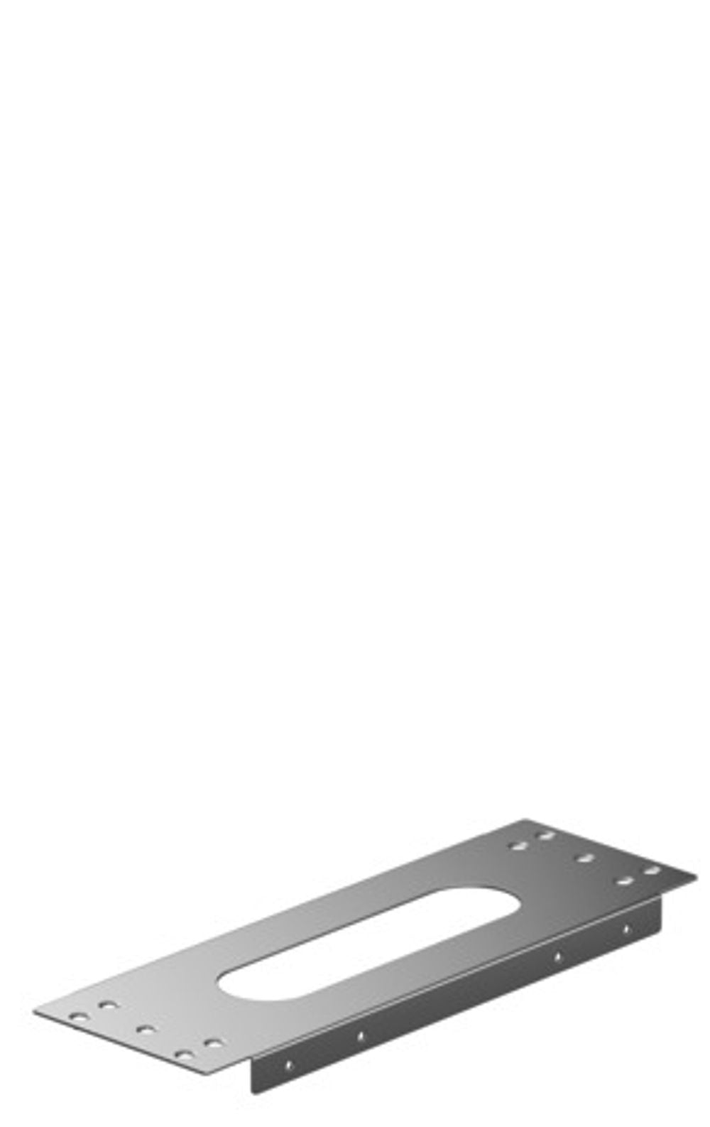 hansgrohe sBox Montageplatte für Fliesenrandmontage, 28016000