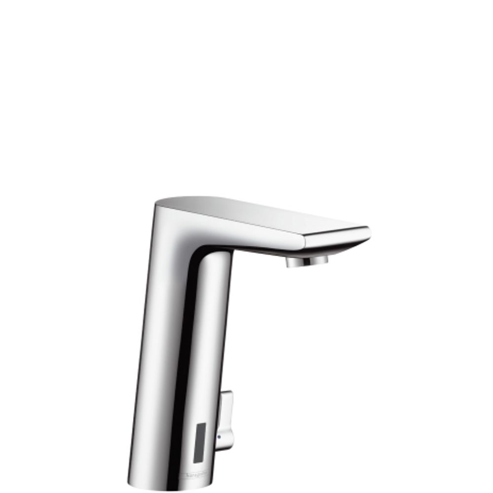 hansgrohe Metris S Elektronik-Waschtischmischer mit Temperaturregulierung Netzanschluss 230 V Chrom, 31102000