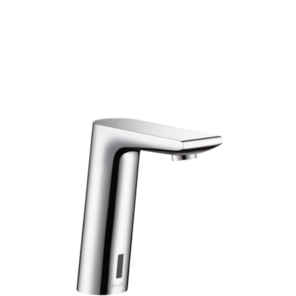 hansgrohe Metris S Elektronik-Waschtischmischer mit Temperaturvoreinstellung Batteriebetrieb Chrom, 31101000