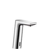 hansgrohe Metris S Elektronik-Waschtischmischer mit Temperaturvoreinstellung Batteriebetrieb Chrom, 31101000