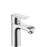 hansgrohe Metris Einhebel-Waschtischmischer 110 CoolStart mit Zugstangen-Ablaufgarnitur Chrom, 31121000