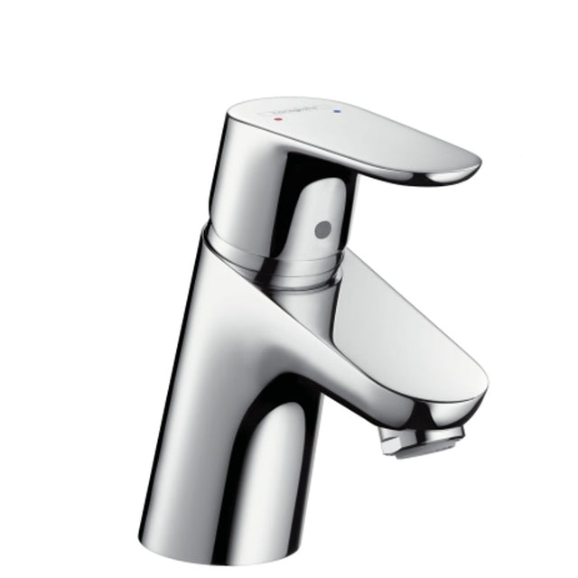hansgrohe Focus Einhebel-Waschtischmischer 70 mit Push-Open Ablaufgarnitur Chrom, 31604000