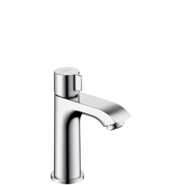 hansgrohe Metris Standventil 100 für Kaltwasser oder vorgemischtes Wasser ohne Ablaufgarnitur Chrom, 31166000