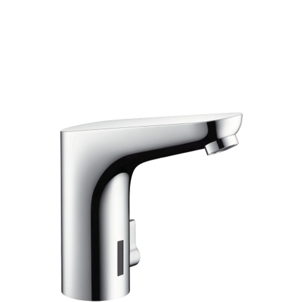 hansgrohe Focus Elektronik-Waschtischmischer 130 mit Temperaturregulierung Batteriebetrieb Chrom, 31171000