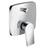 hansgrohe Metris Einhebel-Wannenmischer Unterputz mit integrierter Sicherungskombination nach EN1717 für iBox universal Chrom, 31451000
