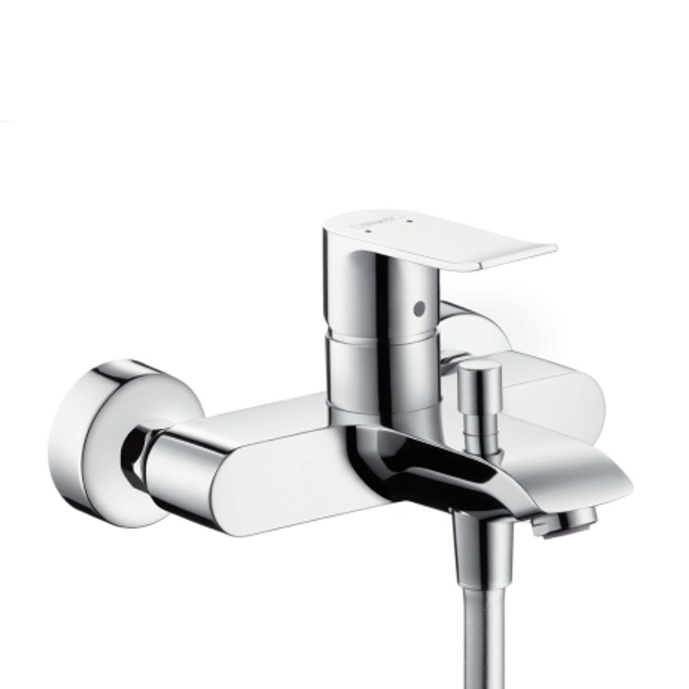 hansgrohe Metris Einhebel-Wannenmischer Aufputz Chrom, 31480000