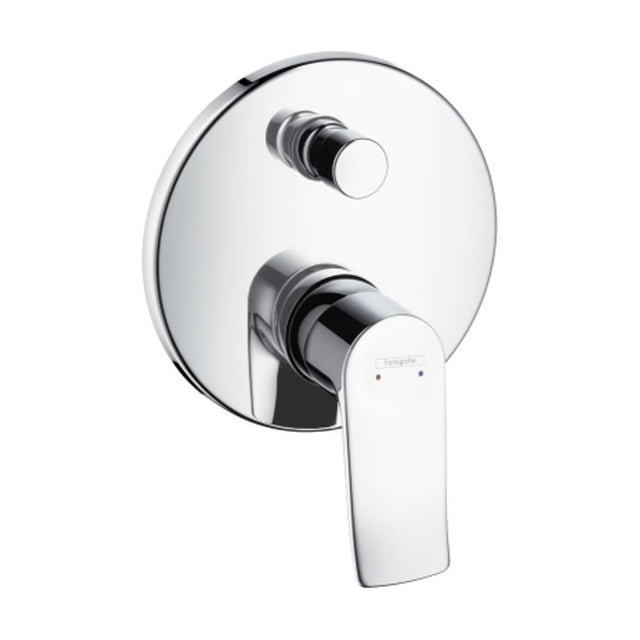 hansgrohe Metris Einhebel-Wannenmischer Unterputz mit integrierter Sicherungskombination nach EN1717 für iBox universal Chrom, 31487000