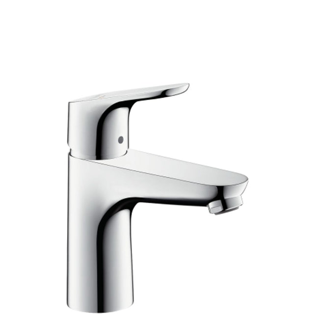 hansgrohe Focus Einhebel-Waschtischmischer 100 CoolStart mit Zugstangen-Ablaufgarnitur Chrom, 31621000