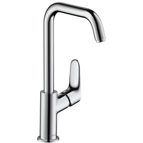 hansgrohe Focus Einhebel-Waschtischmischer 240 mit Schwenkauslauf ohne Ablaufgarnitur Chrom, 31519000