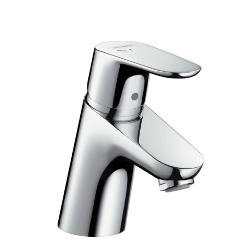 hansgrohe Focus Einhebel-Waschtischmischer 70 CoolStart mit Zugstangen-Ablaufgarnitur Chrom, 31539000