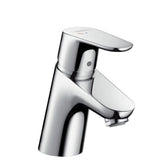 hansgrohe Focus Einhebel-Waschtischmischer 70 CoolStart mit Zugstangen-Ablaufgarnitur Chrom, 31539000