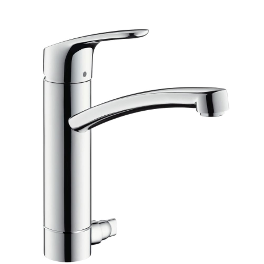 Hansgrohe HG Spültischmischer 200 Focus M41 Geräteabsperrventil 1jet chrom, 31803000