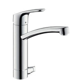 Hansgrohe HG Spültischmischer 200 Focus M41 Geräteabsperrventil 1jet chrom, 31803000
