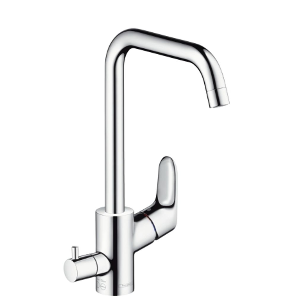 Hansgrohe HG Spültischmischer 260 Focus M41 Geräteabsperrventil 1jet chrom, 31823000