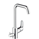 Hansgrohe HG Spültischmischer 260 Focus M41 Geräteabsperrventil 1jet chrom, 31823000