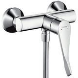 hansgrohe Focus Einhebel-Brausemischer Aufputz mit extra langem Comfortgriff 12,1 cm Chrom, 31916000
