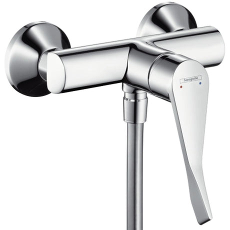 hansgrohe Focus Einhebel-Brausemischer Aufputz mit extra langem Comfortgriff 12,1 cm Chrom, 31916000