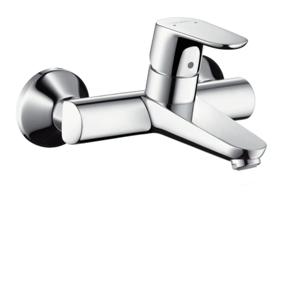 hansgrohe Focus Einhebel-Waschtischmischer Aufputz für Wandmontage Chrom, 31923000