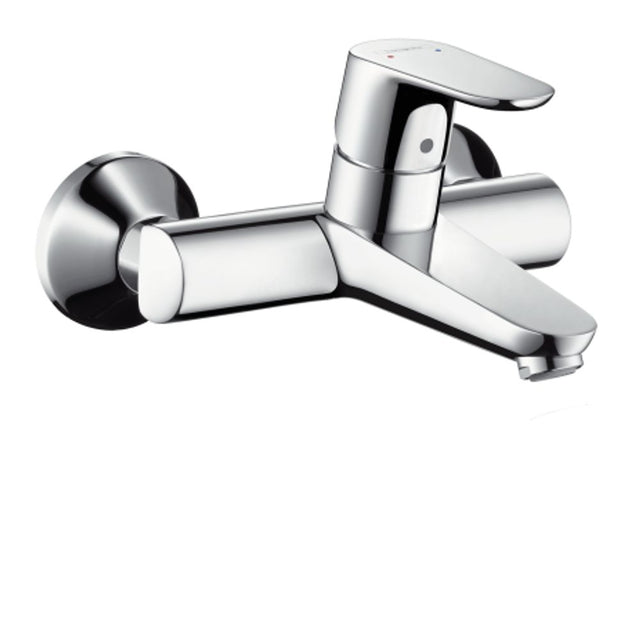 hansgrohe Focus Einhebel-Waschtischmischer Aufputz für Wandmontage Chrom, 31923000