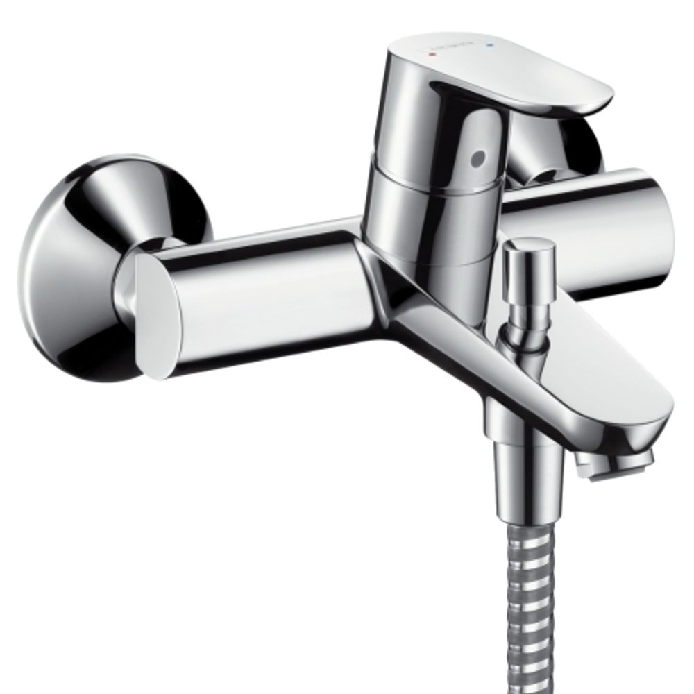 hansgrohe Focus Einhebel-Wannenmischer Aufputz Chrom, 31940000