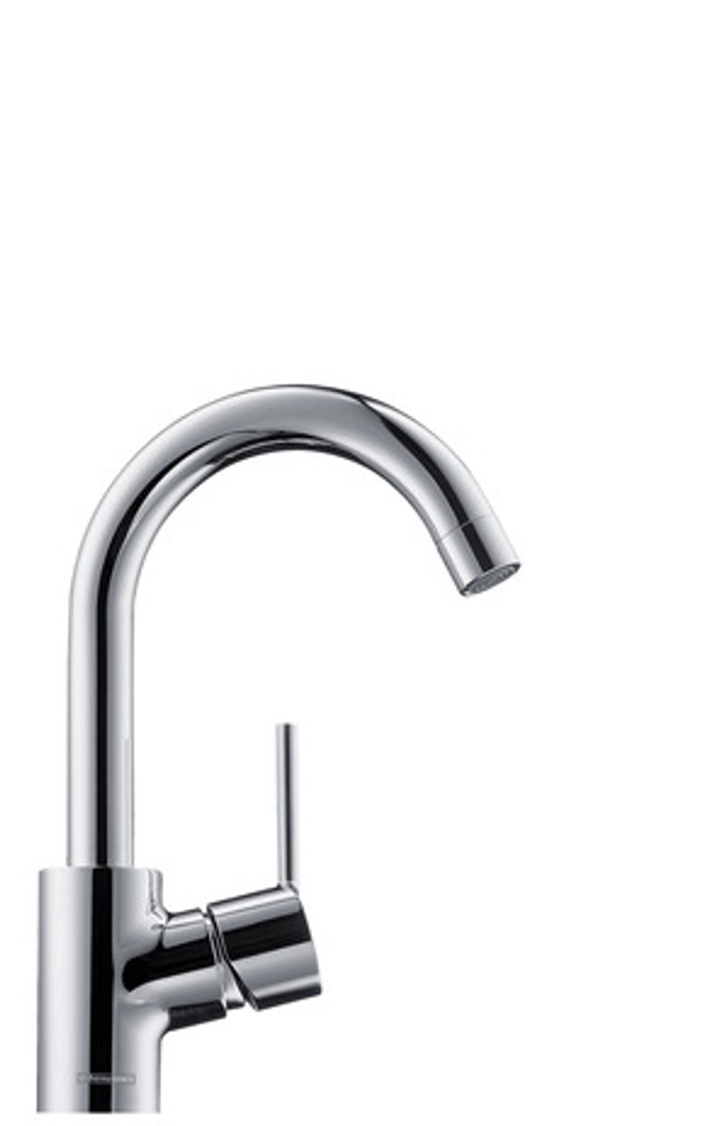 hansgrohe Talis S Einhebel-Waschtischmischer 200 mit Schwenkauslauf und Zugstangen-Ablaufgarnitur Chrom, 32070000