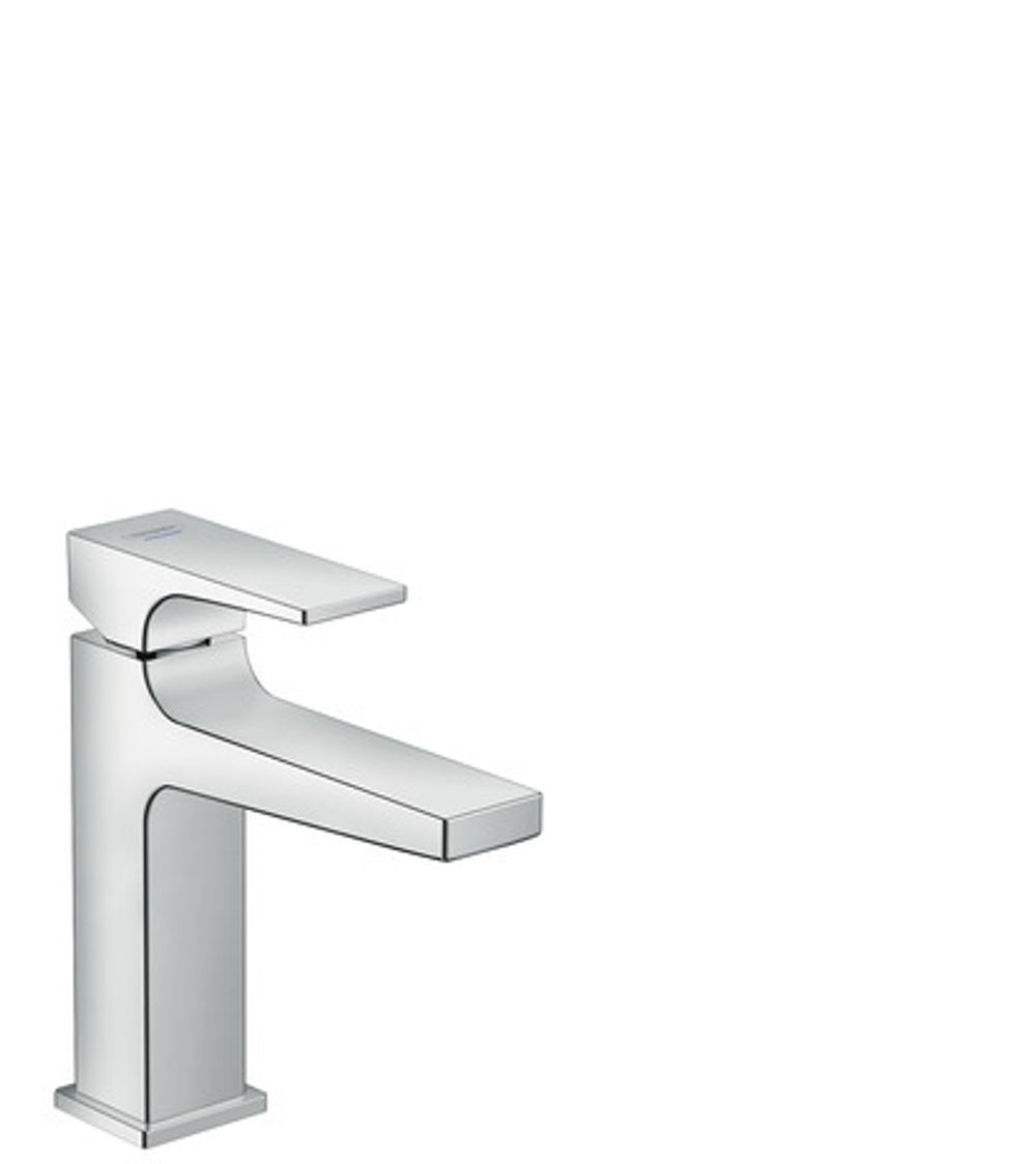 hansgrohe Metropol Standventil 100 mit Hebelgriff für Kaltwasser oder vorgemischtes Wasser ohne Ablaufgarnitur Chrom, 32501000