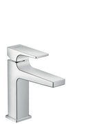 hansgrohe Metropol Einhebel-Waschtischmischer 110 mit Hebelgriff und Push-Open Ablaufgarnitur Chrom, 32507000