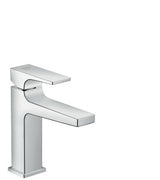 hansgrohe Metropol Einhebel-Waschtischmischer 110 CoolStart mit Hebelgriff und Push-Open Ablaufgarnitur Chrom, 32508000