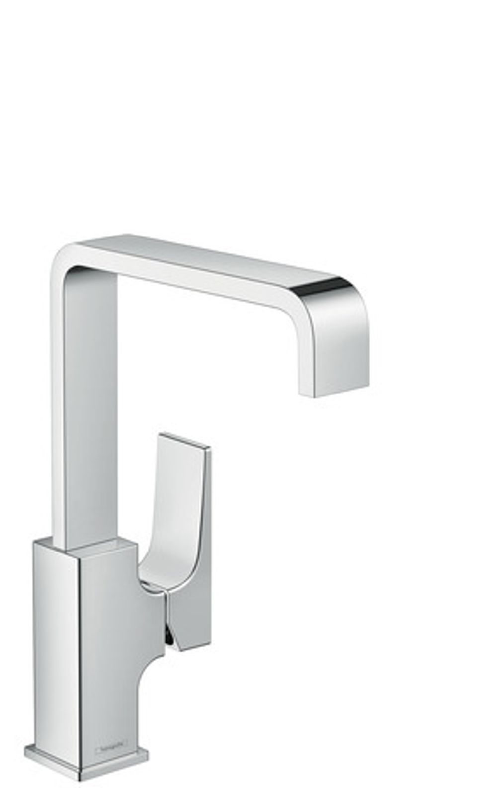 hansgrohe Metropol Einhebel-Waschtischmischer 230 mit Hebelgriff und Push-Open Ablaufgarnitur Chrom, 32511000