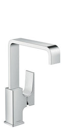 hansgrohe Metropol Einhebel-Waschtischmischer 230 mit Hebelgriff und Push-Open Ablaufgarnitur Chrom, 32511000