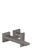 hansgrohe Metropol Einhebel-Waschtischmischer Unterputz für Wandmontage mit Hebelgriff und Auslauf 22,5 cm Brushed Black Chrome, 32526340