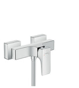 hansgrohe Metropol Einhebel-Brausemischer Aufputz mit Hebelgriff Chrom, 32560000