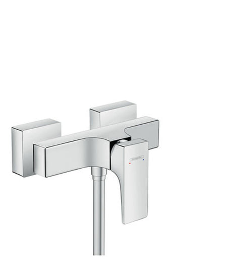 hansgrohe Metropol Einhebel-Brausemischer Aufputz mit Hebelgriff Chrom, 32560000